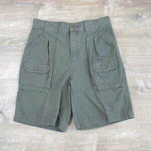 Cabela’s Men's 7-Pocket Hiker Cargo Shorts Army Green Size 30 Cotton Outdoors